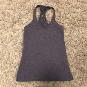 lululemon Cool Racerback Size 4 Purple Stripe